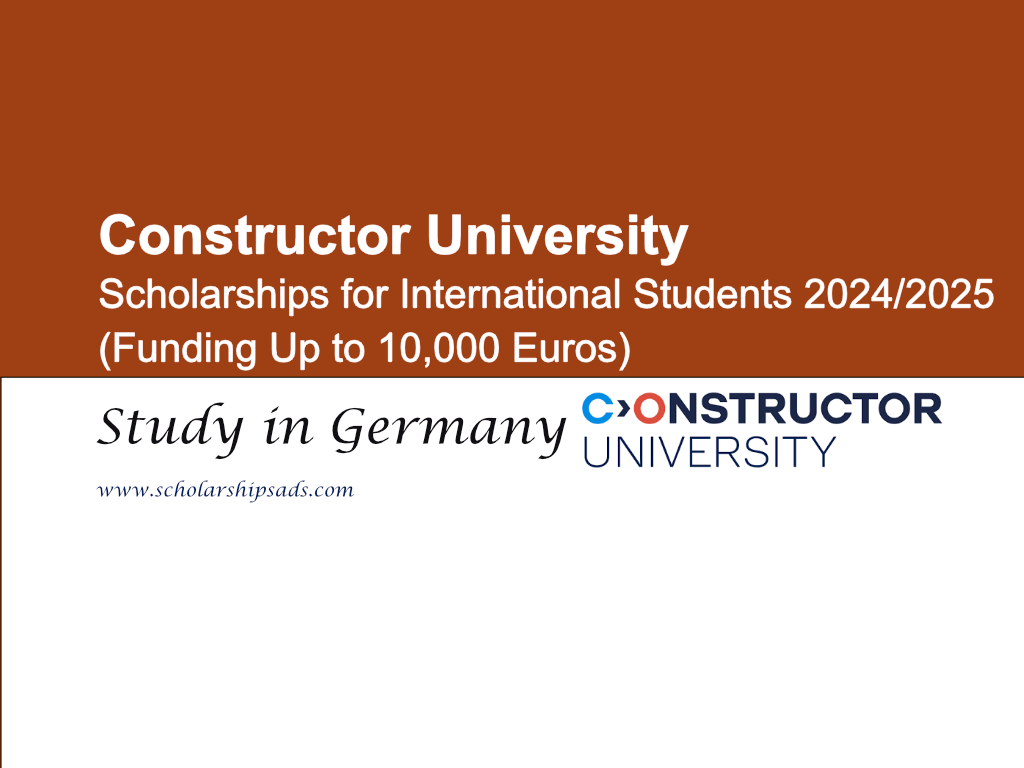 Constructor University Scholarships for International Students 2024